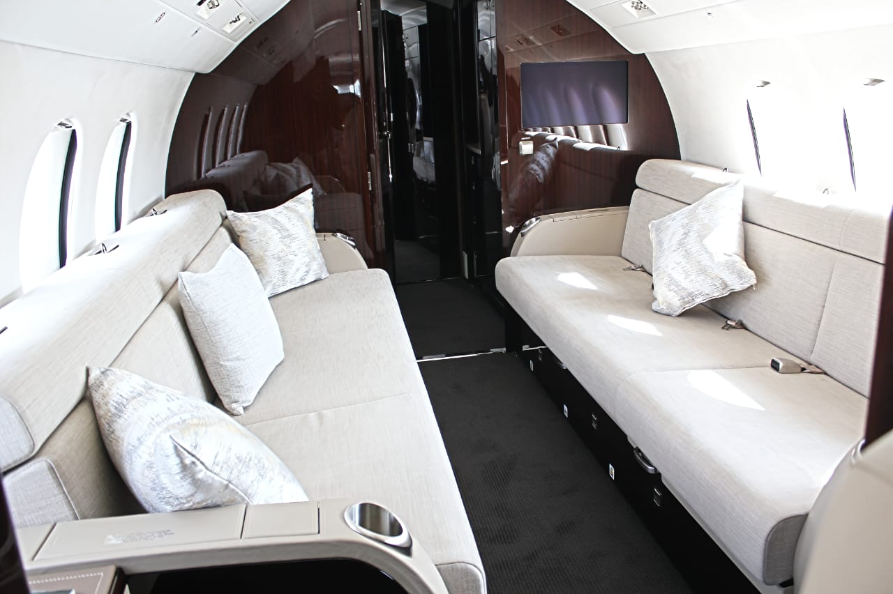 Flynia cabin interior wide view